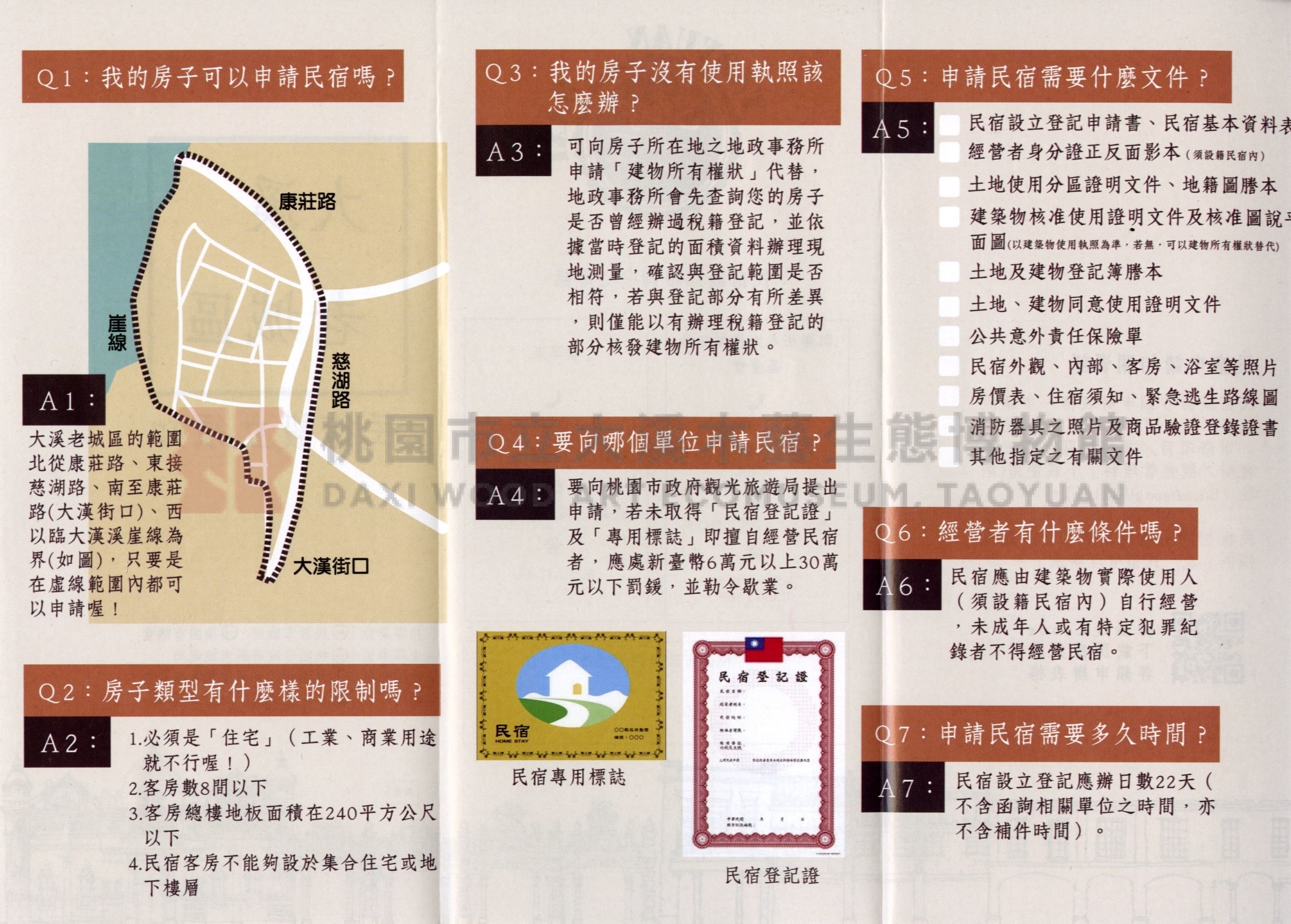 《大溪老城區民宿設立須知》主題的圖片縮圖第2張