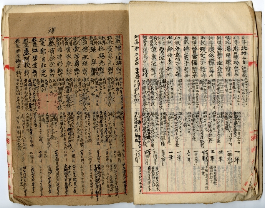 民國十年起到光復止學校沿革誌（日本原件部分）中興國民小學主題的圖片縮圖第15張