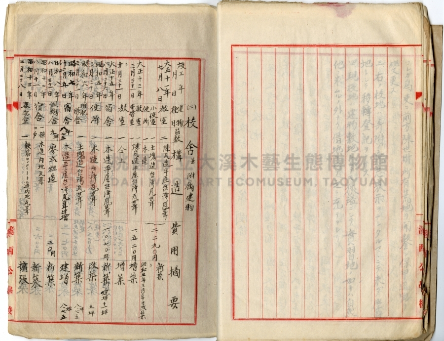 民國十年起到光復止學校沿革誌（日本原件部分）中興國民小學主題的圖片縮圖第26張