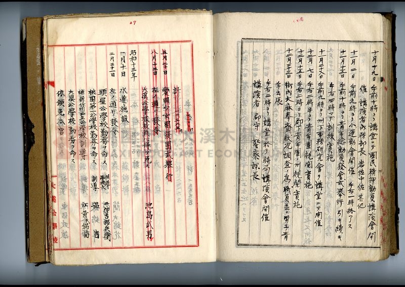 自民前十四年起沿革誌 大溪國民學校總務課主題的圖片縮圖第125張