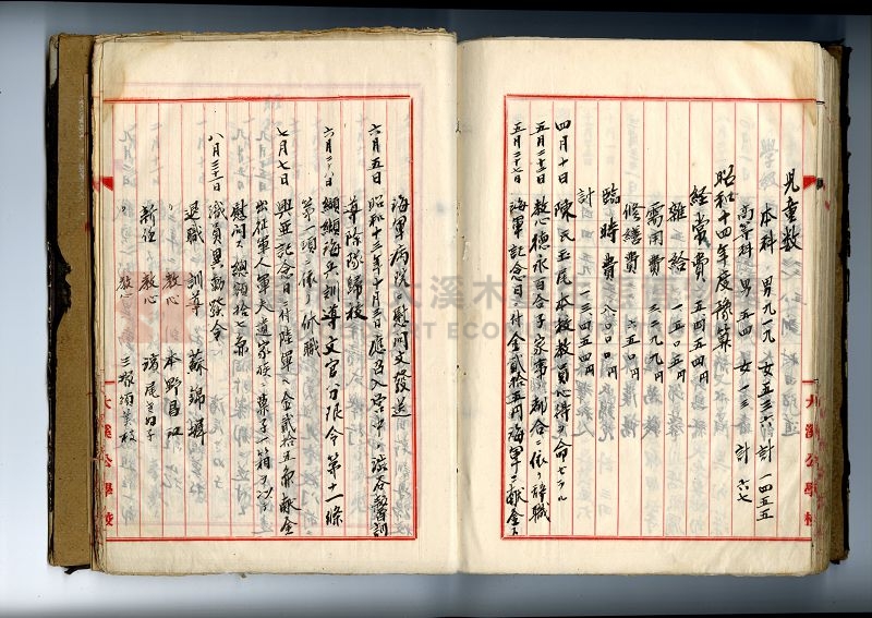 自民前十四年起沿革誌 大溪國民學校總務課主題的圖片縮圖第130張