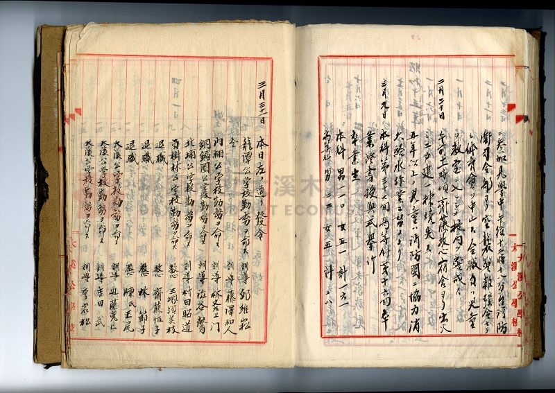 自民前十四年起沿革誌 大溪國民學校總務課主題的圖片縮圖第132張