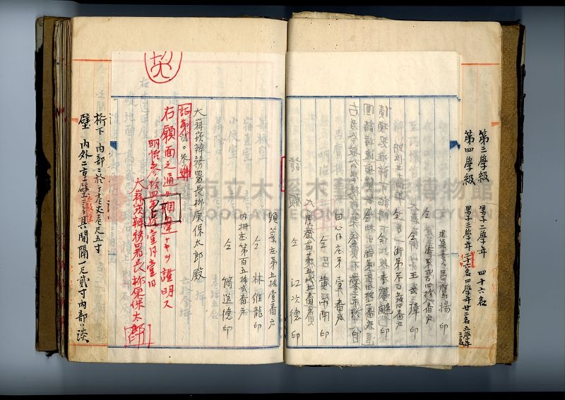 自民前十四年起沿革誌 大溪國民學校總務課主題的圖片縮圖第16張