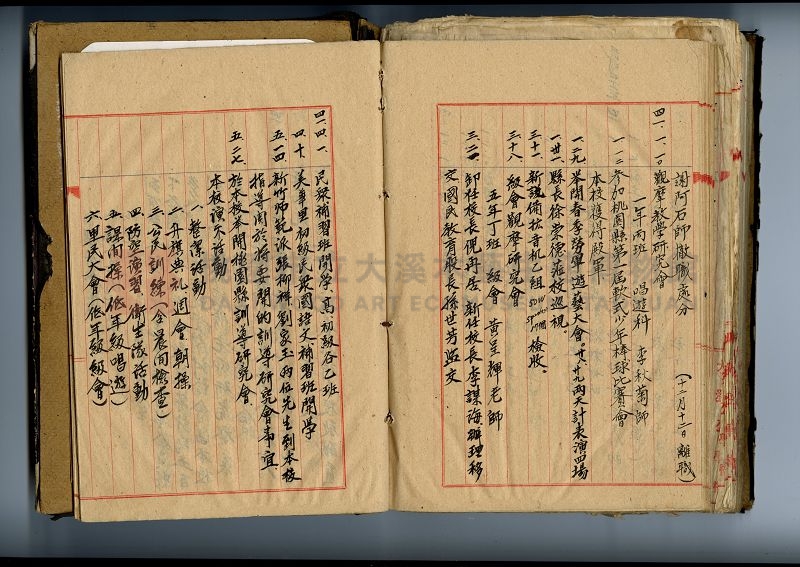 自民前十四年起沿革誌 大溪國民學校總務課主題的圖片縮圖第178張