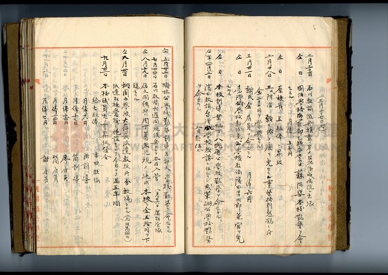 自民前十四年起沿革誌 大溪國民學校總務課主題的圖片縮圖第34張