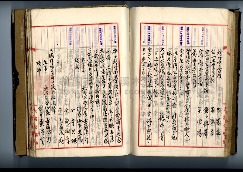 自民前十四年起沿革誌 大溪國民學校總務課主題的圖片縮圖第87張