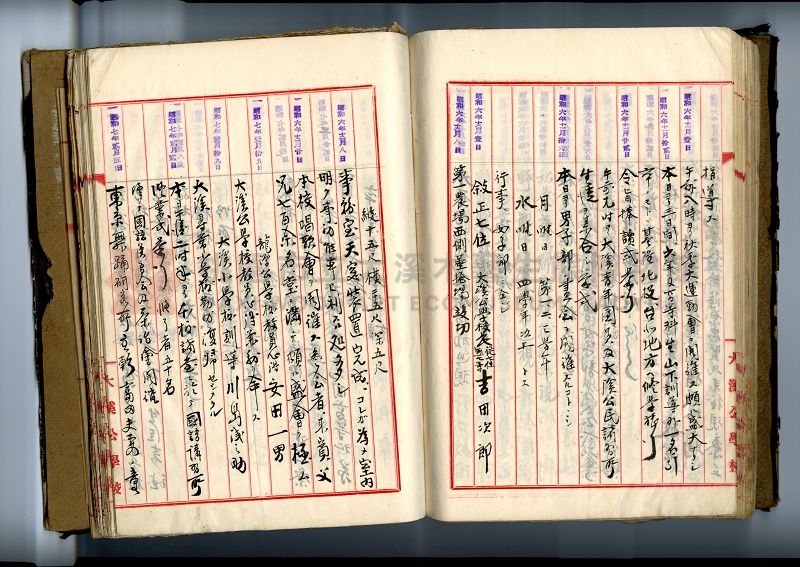 自民前十四年起沿革誌 大溪國民學校總務課主題的圖片縮圖第90張