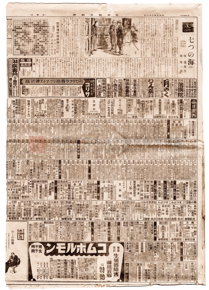 昭和七年（1932）2月1日《大阪每日新聞》報紙主題的圖片縮圖第9張