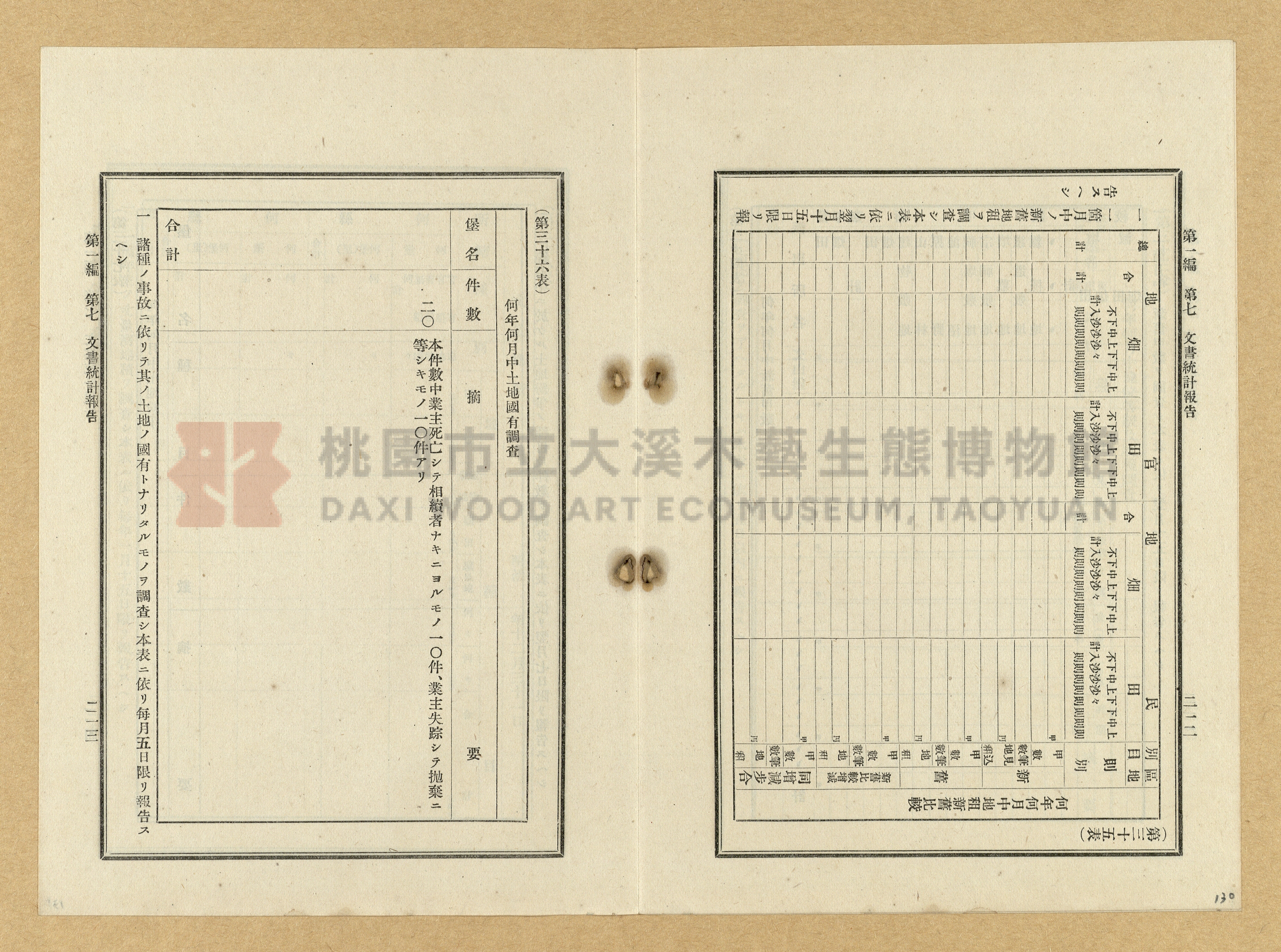 《臺灣土地調查法規》全書主題的圖片縮圖第130張