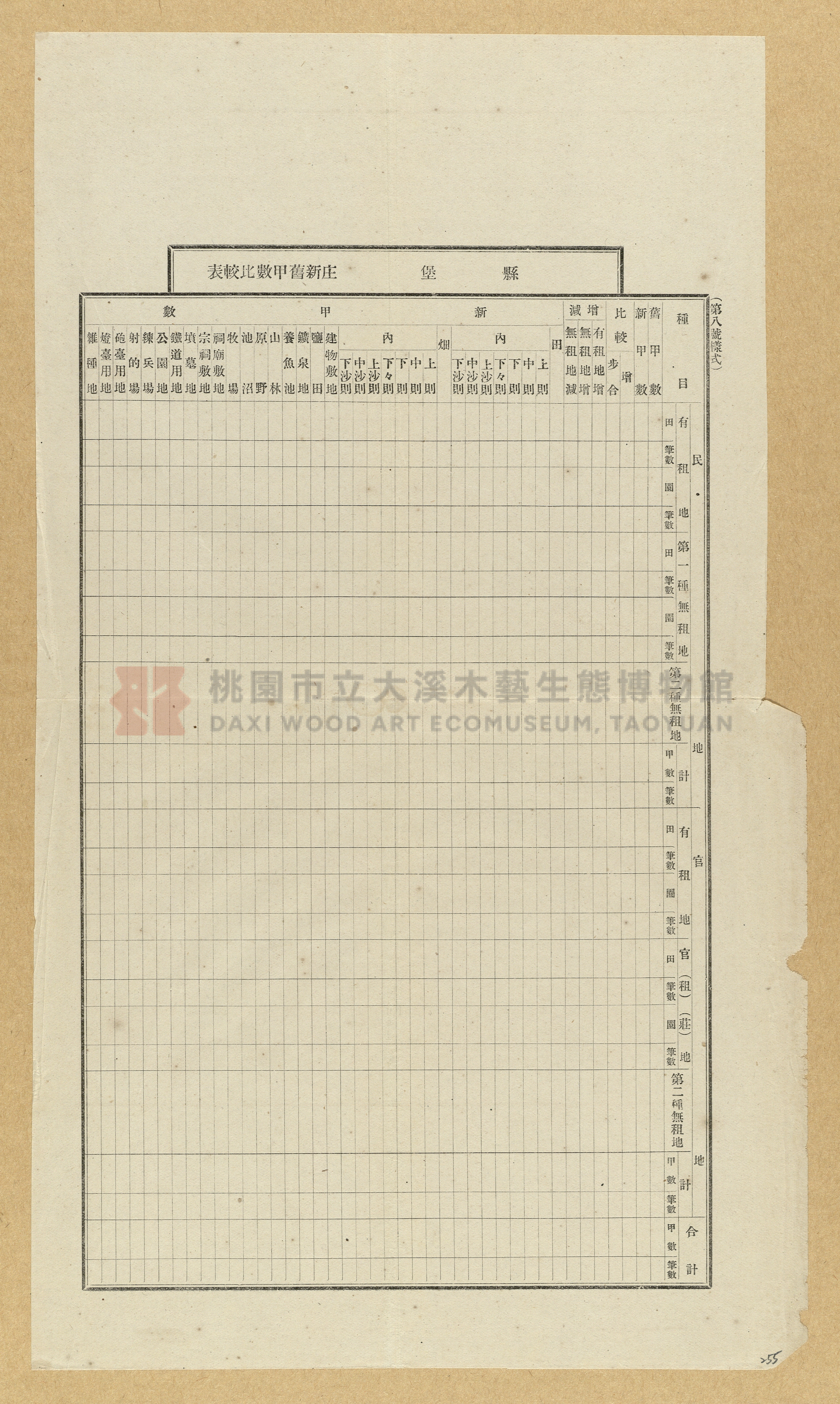 《臺灣土地調查法規》全書主題的圖片縮圖第255張