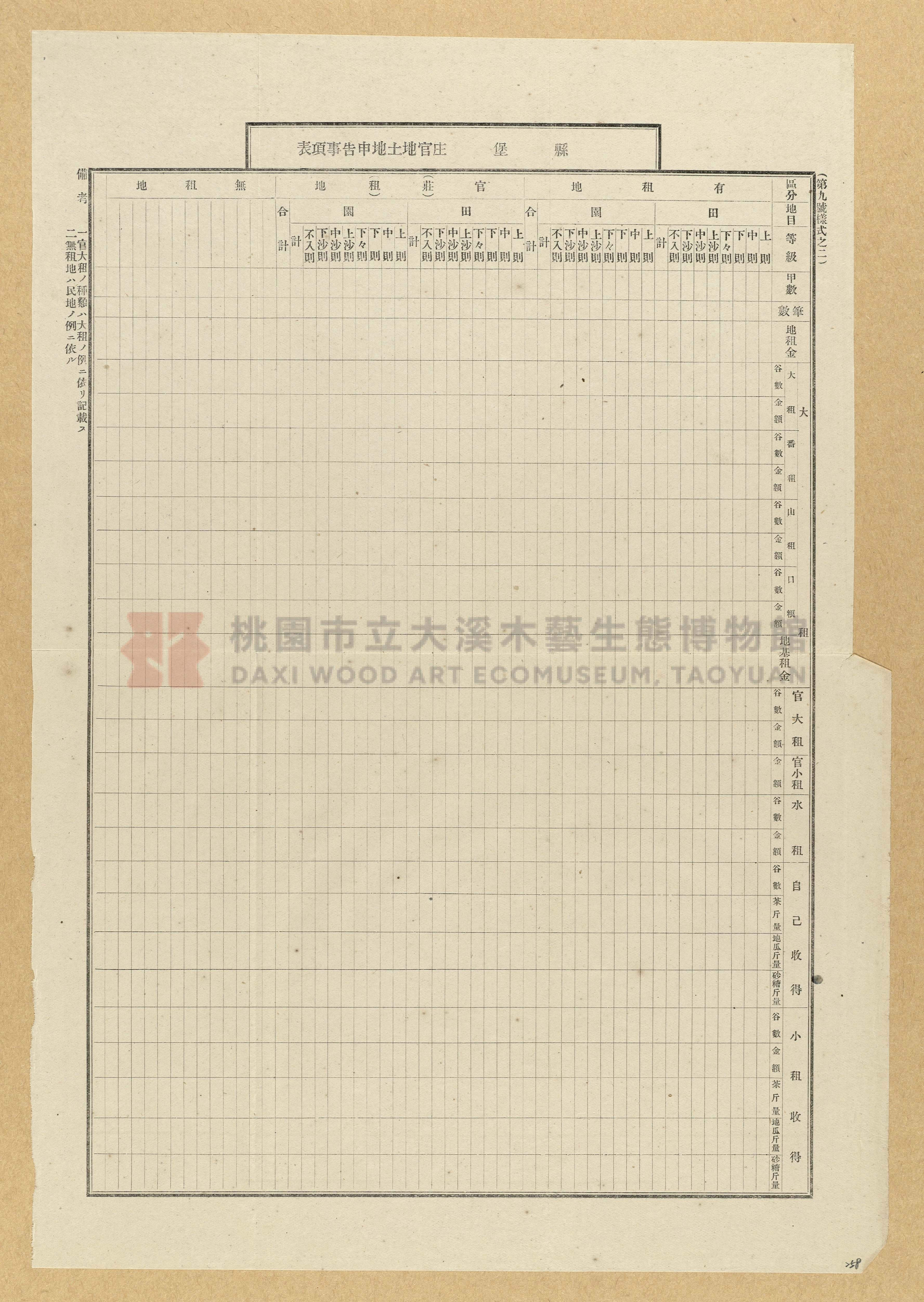 《臺灣土地調查法規》全書主題的圖片縮圖第258張