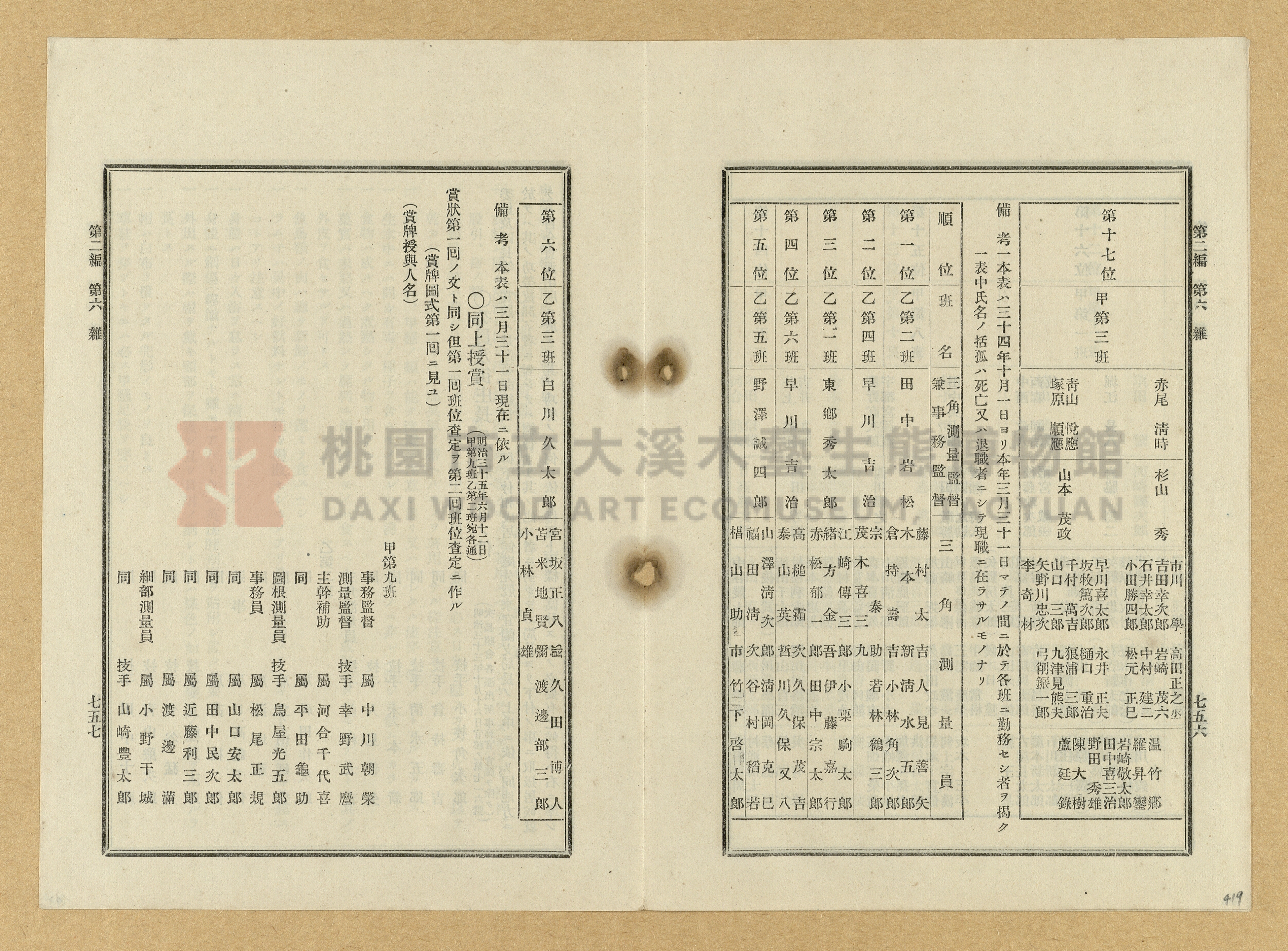 《臺灣土地調查法規》全書主題的圖片縮圖第419張