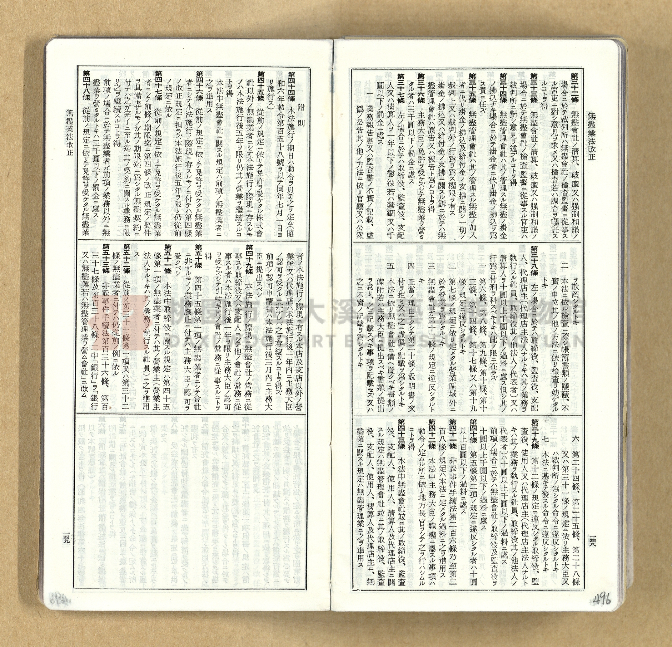 《模範六法全書》普及版主題的圖片縮圖第497張