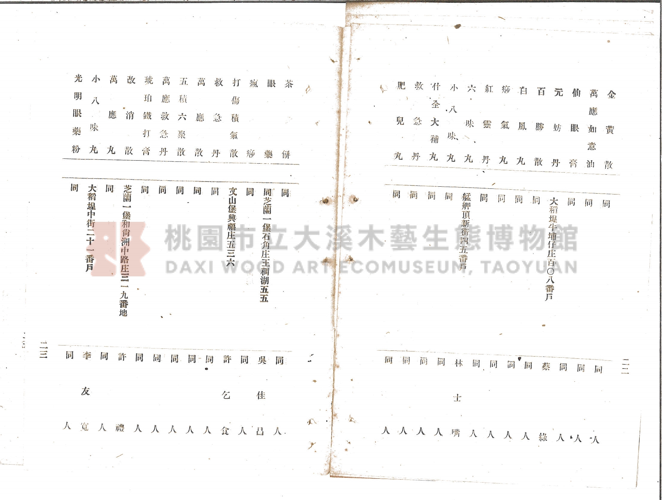 《臺北本島製造輸入賣藥目錄》主題的圖片縮圖第14張