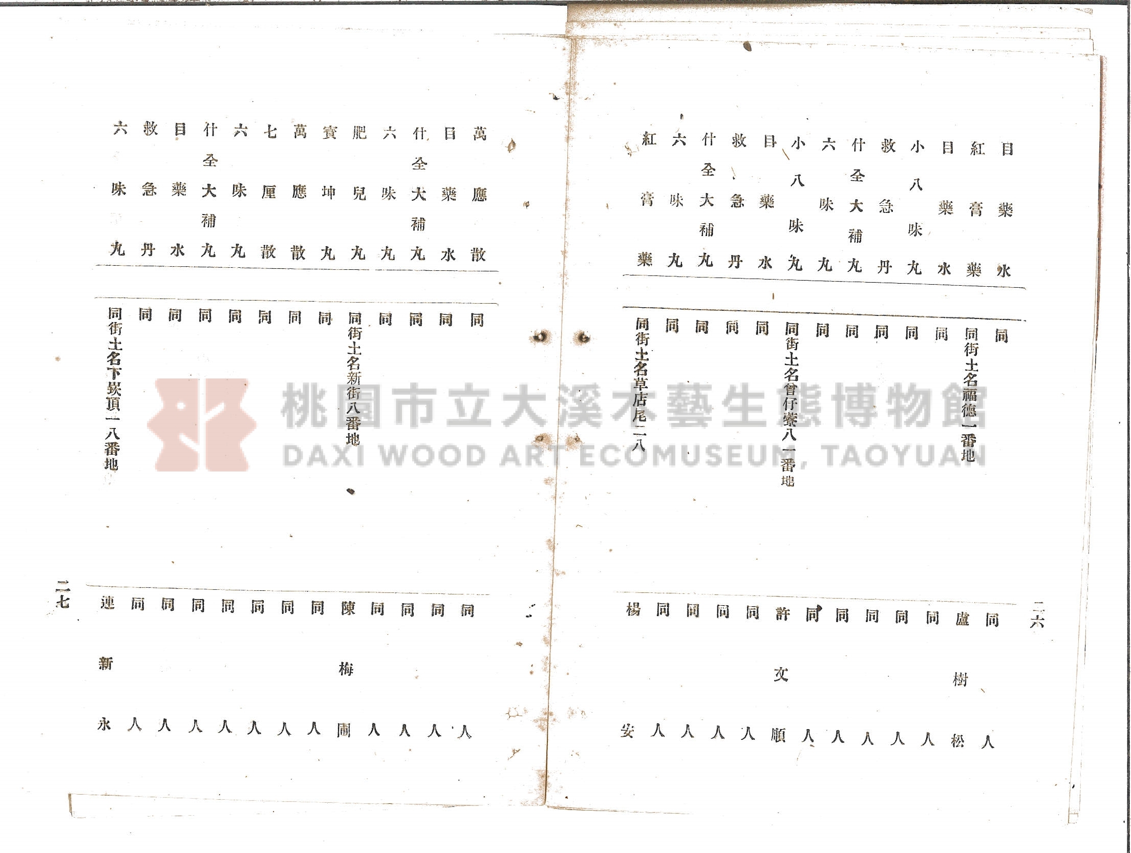《臺北本島製造輸入賣藥目錄》主題的圖片縮圖第16張