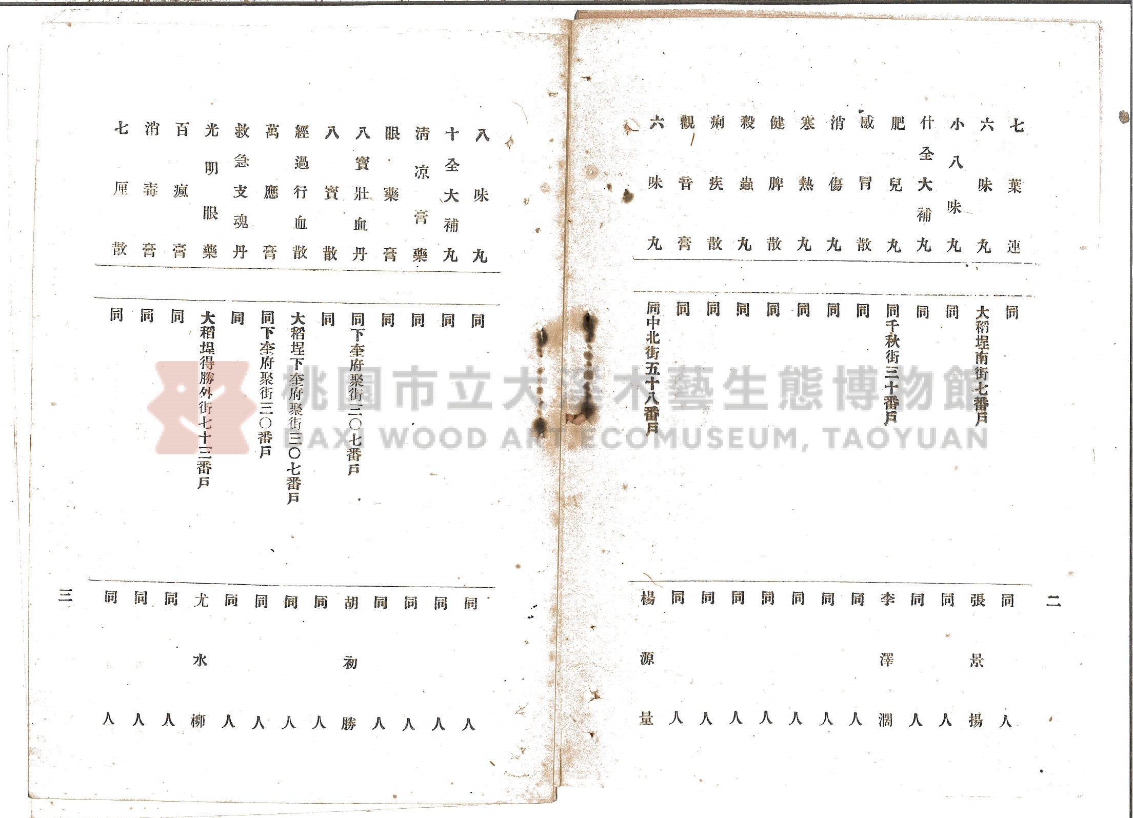 《臺北本島製造輸入賣藥目錄》主題的圖片縮圖第5張