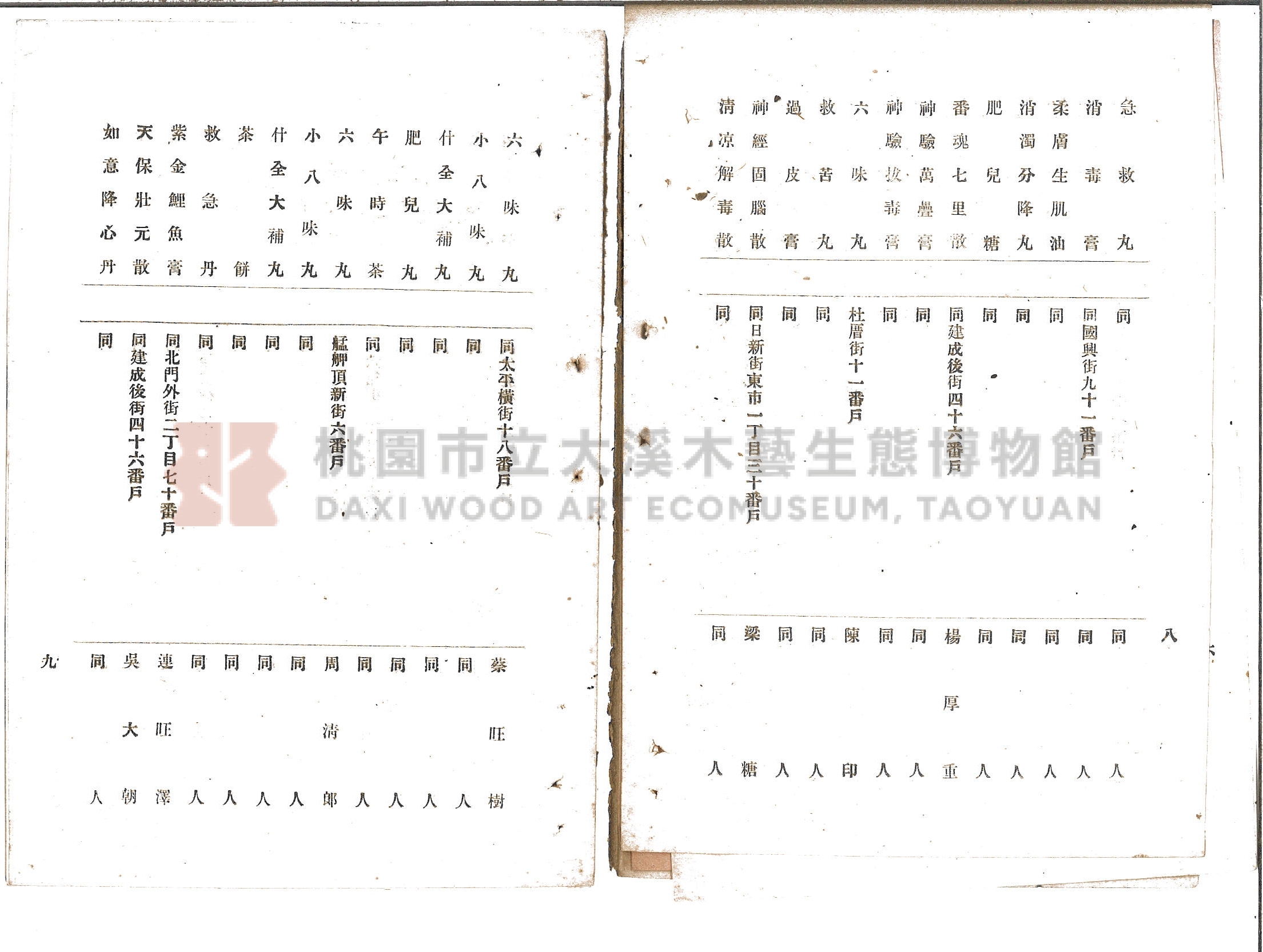 《臺北本島製造輸入賣藥目錄》主題的圖片縮圖第8張