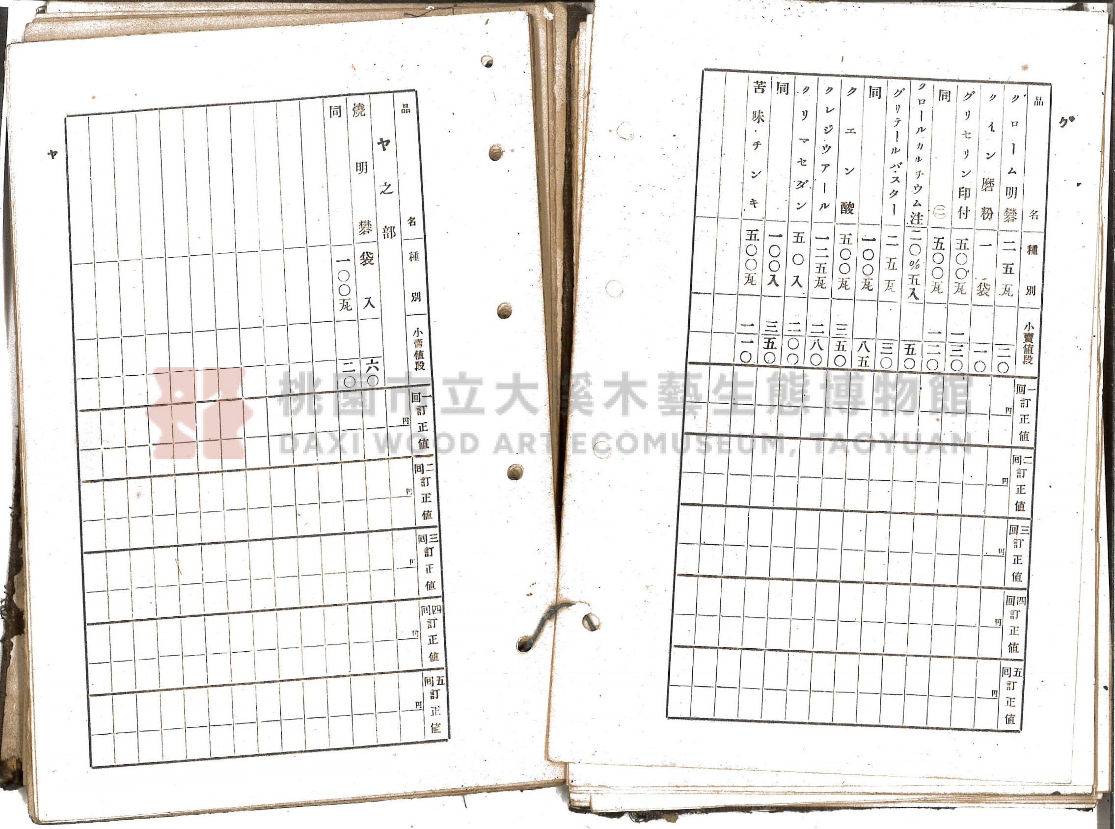 《新竹藥品協會規約並小賣最高價格帳》主題的圖片縮圖第39張