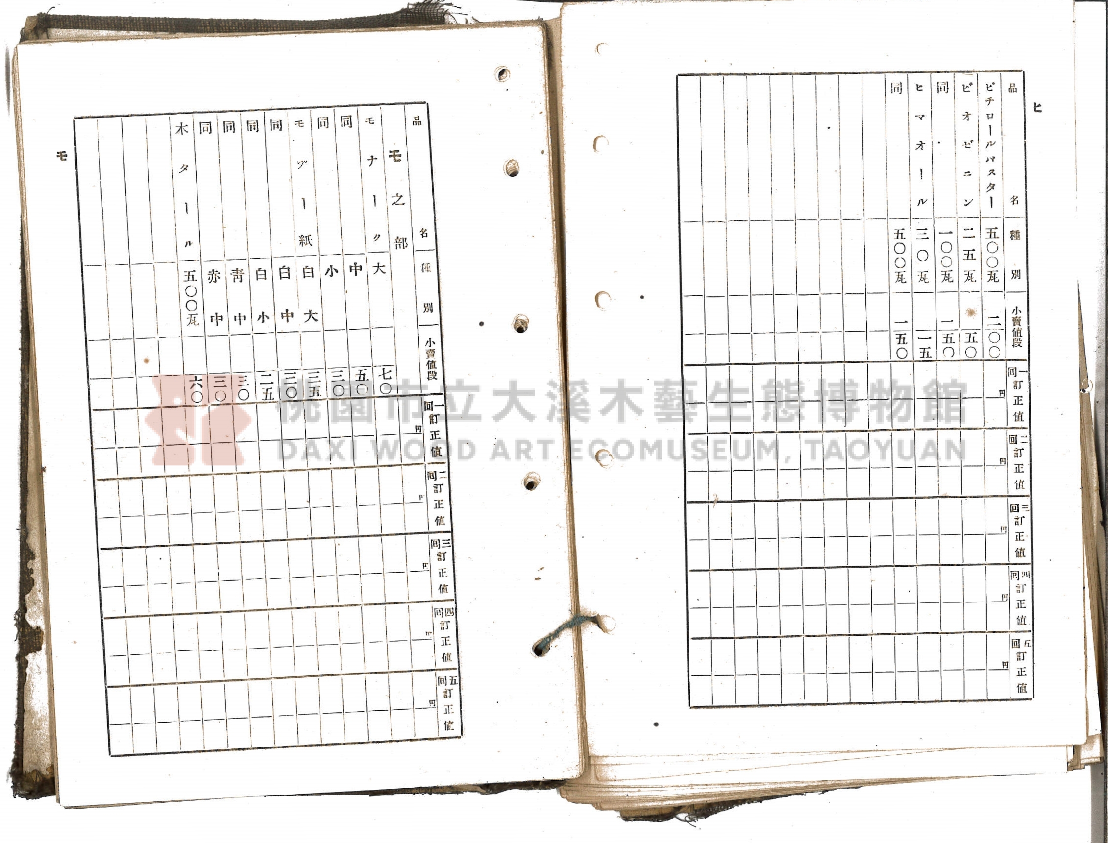 《新竹藥品協會規約並小賣最高價格帳》主題的圖片縮圖第64張
