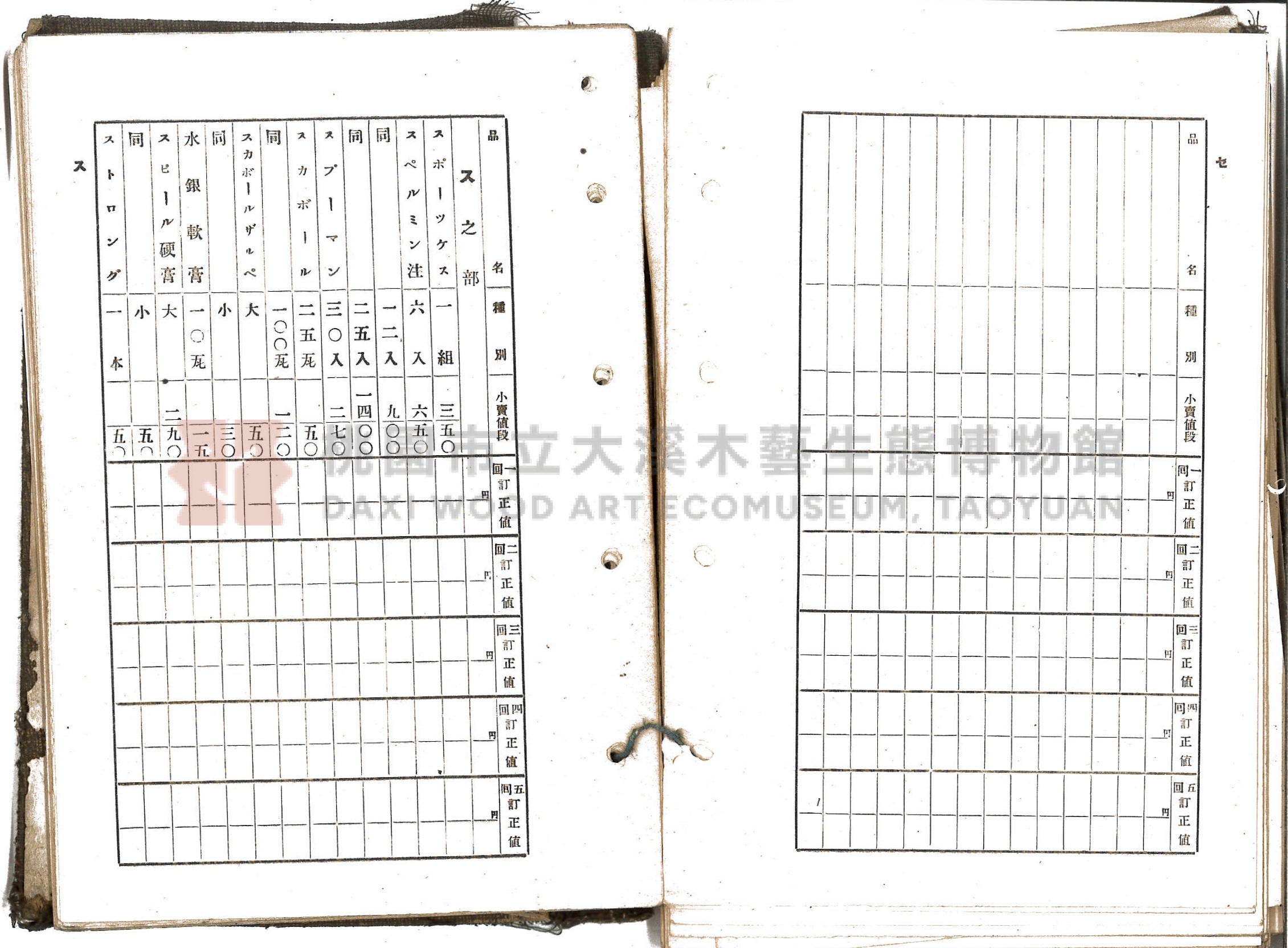 《新竹藥品協會規約並小賣最高價格帳》主題的圖片縮圖第67張