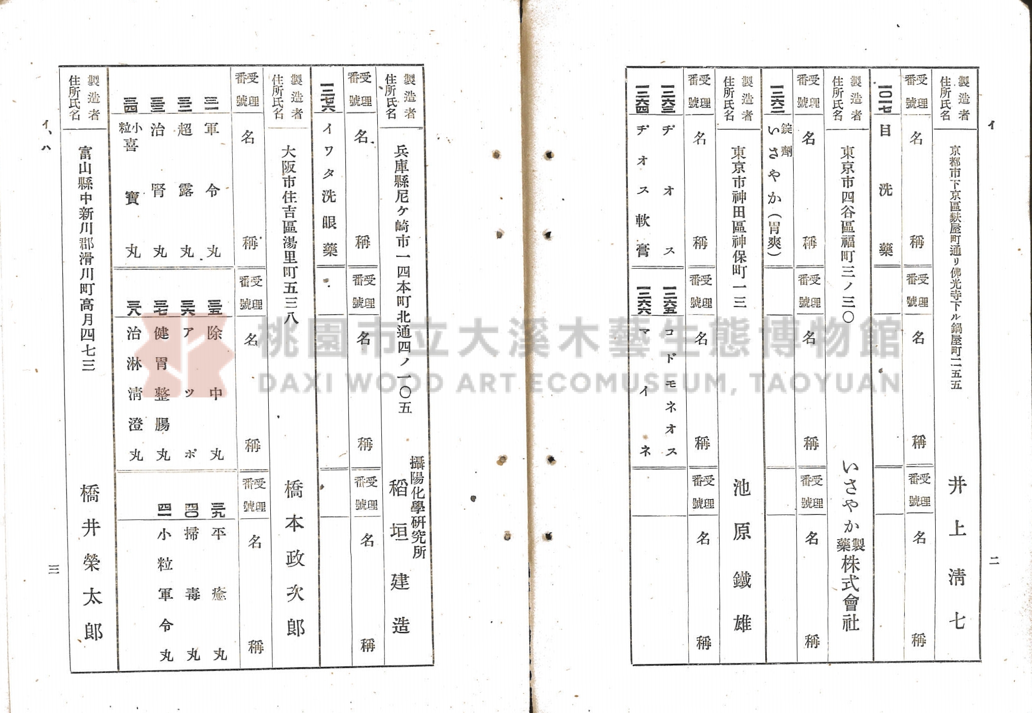 臺北市藥業組合《移入製造賣藥、賣藥類似品目錄》主題的圖片縮圖第12張