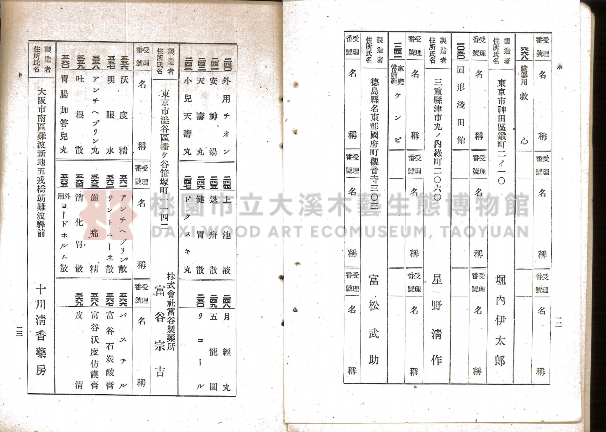臺北市藥業組合《移入製造賣藥、賣藥類似品目錄》主題的圖片縮圖第17張