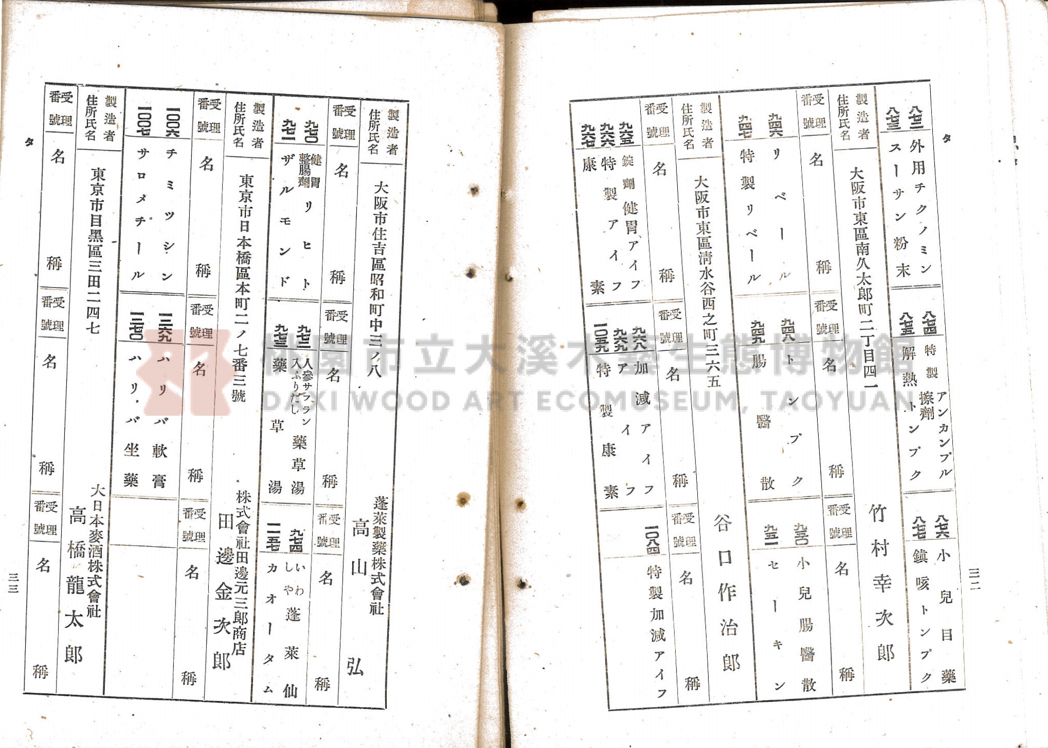 臺北市藥業組合《移入製造賣藥、賣藥類似品目錄》主題的圖片縮圖第26張