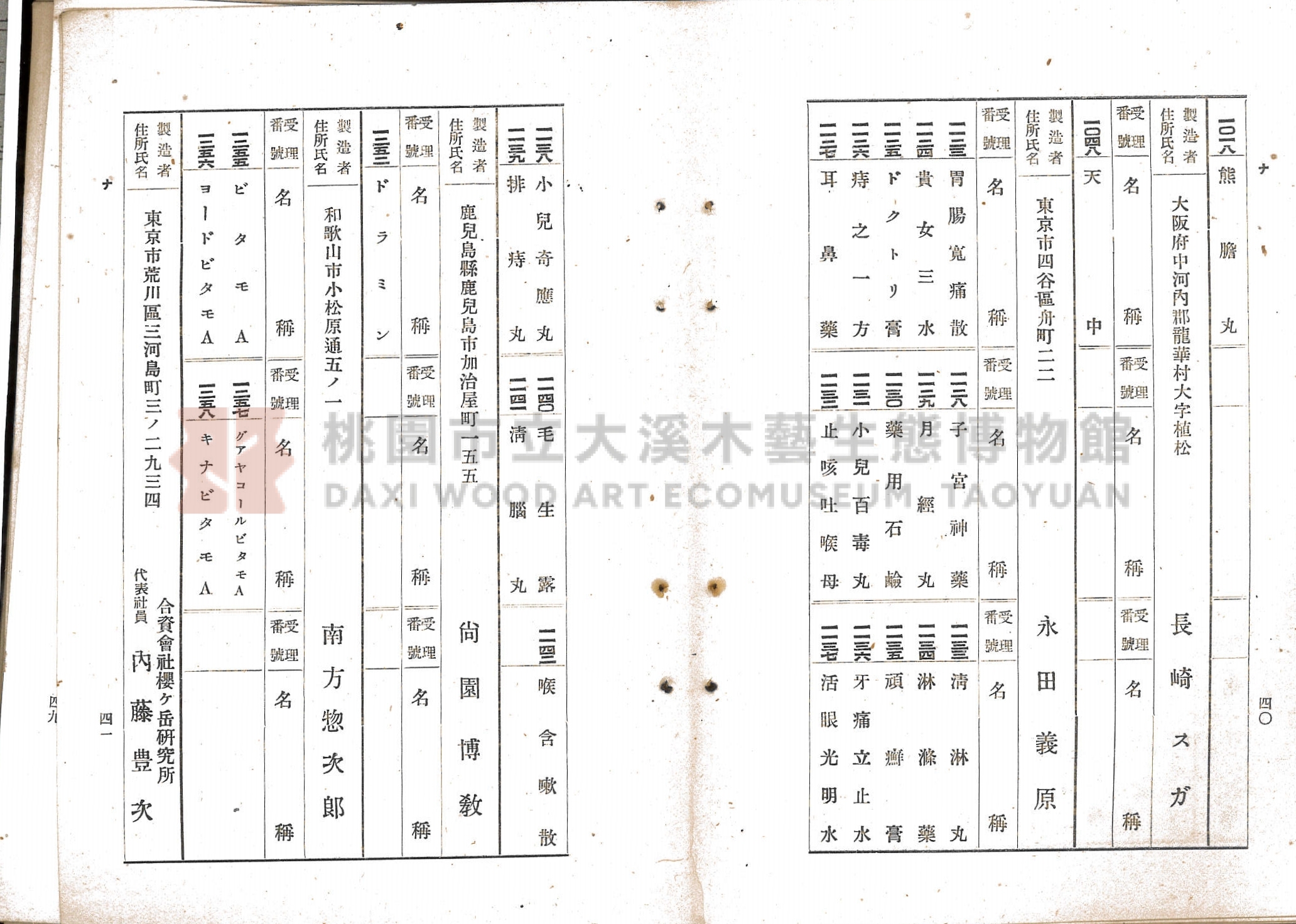 臺北市藥業組合《移入製造賣藥、賣藥類似品目錄》主題的圖片縮圖第30張