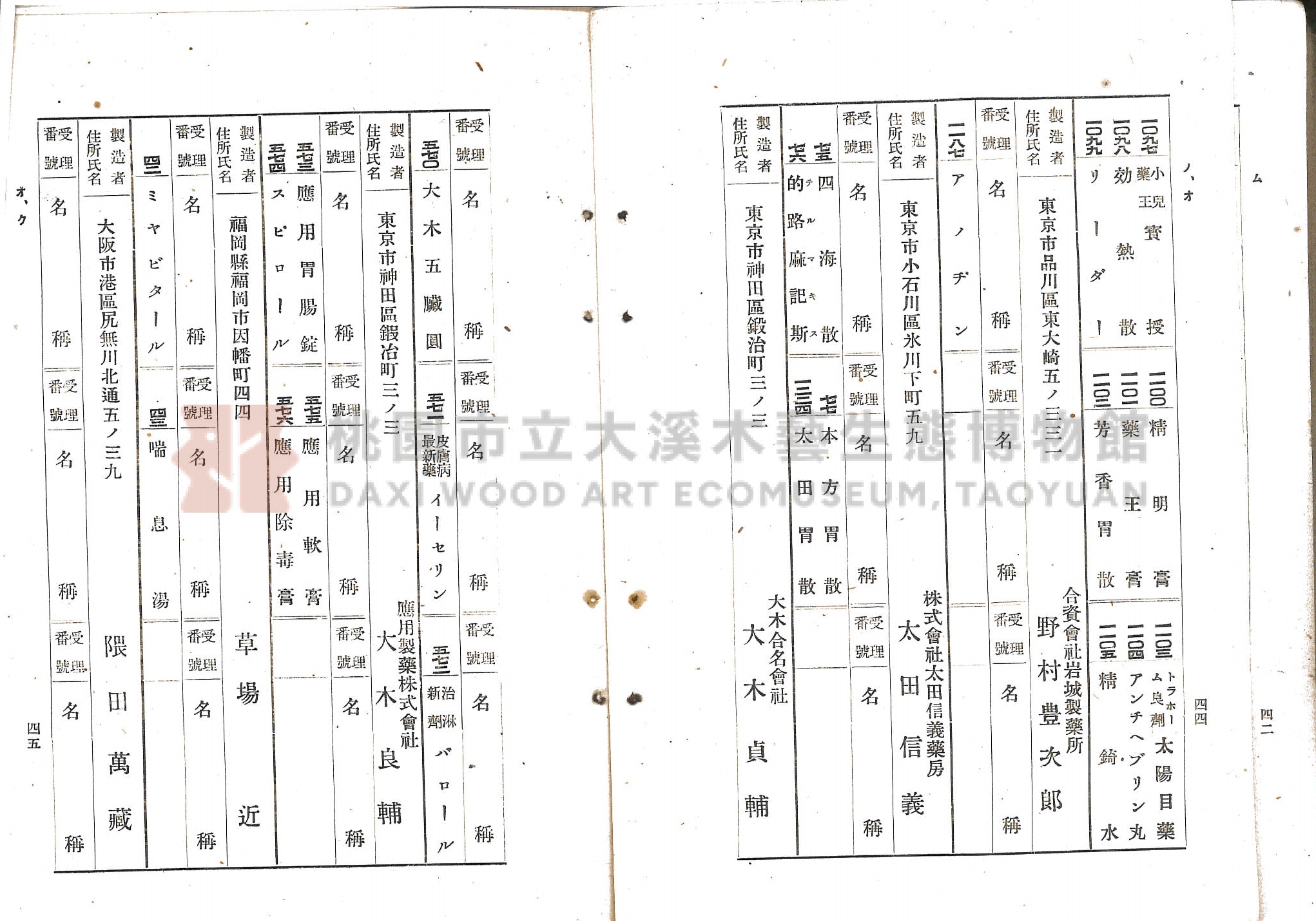 臺北市藥業組合《移入製造賣藥、賣藥類似品目錄》主題的圖片縮圖第32張
