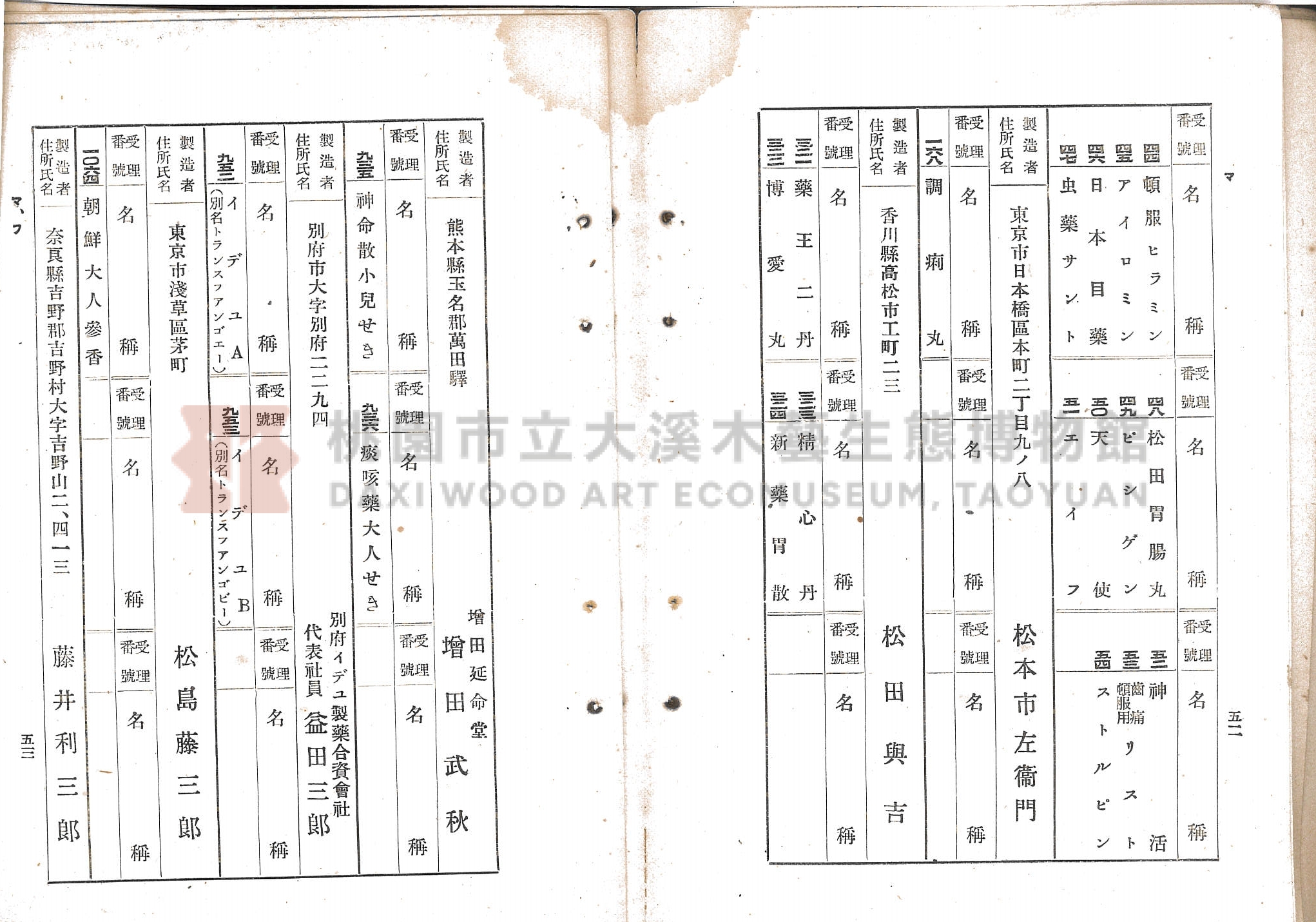 臺北市藥業組合《移入製造賣藥、賣藥類似品目錄》主題的圖片縮圖第36張