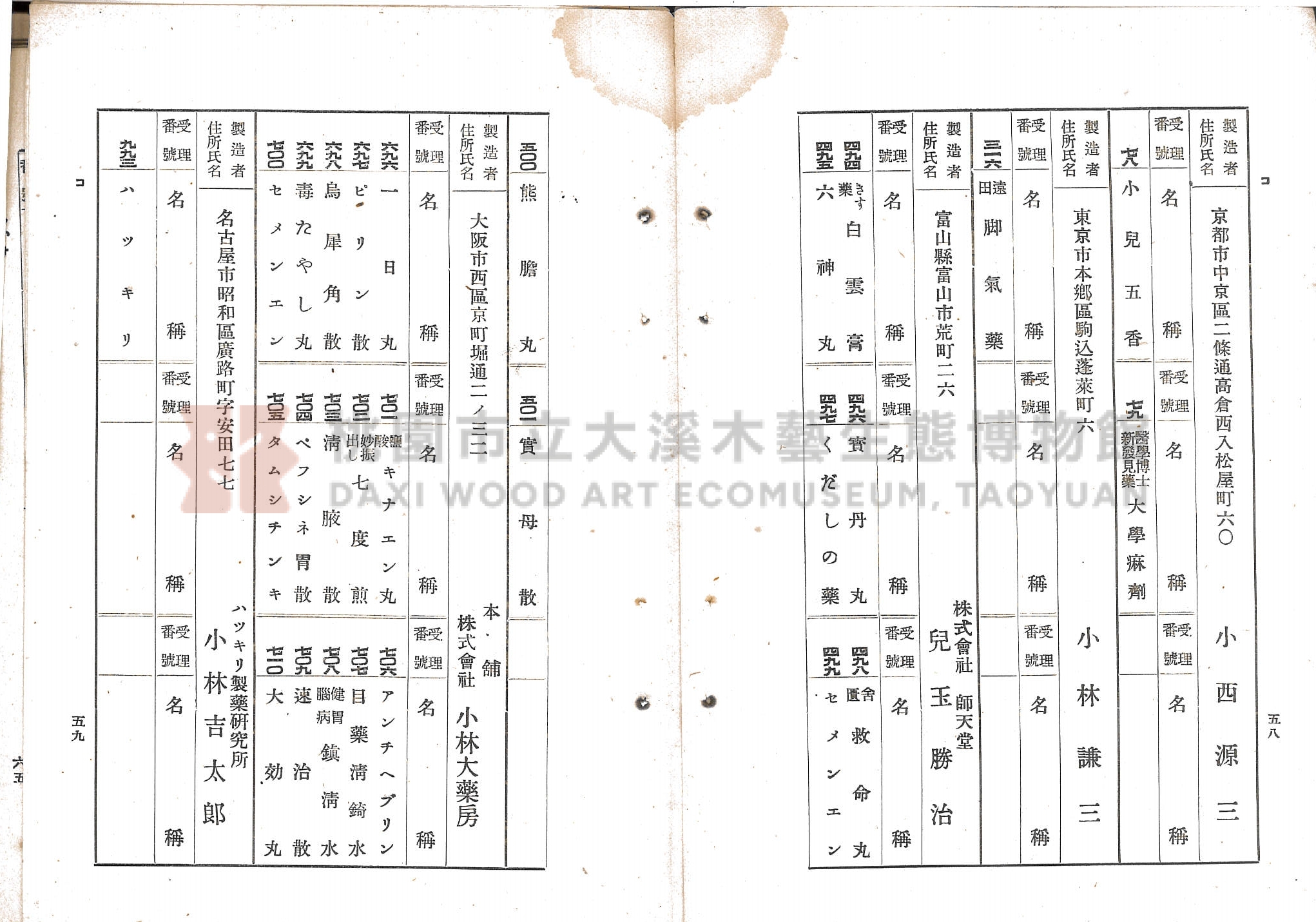臺北市藥業組合《移入製造賣藥、賣藥類似品目錄》主題的圖片縮圖第39張