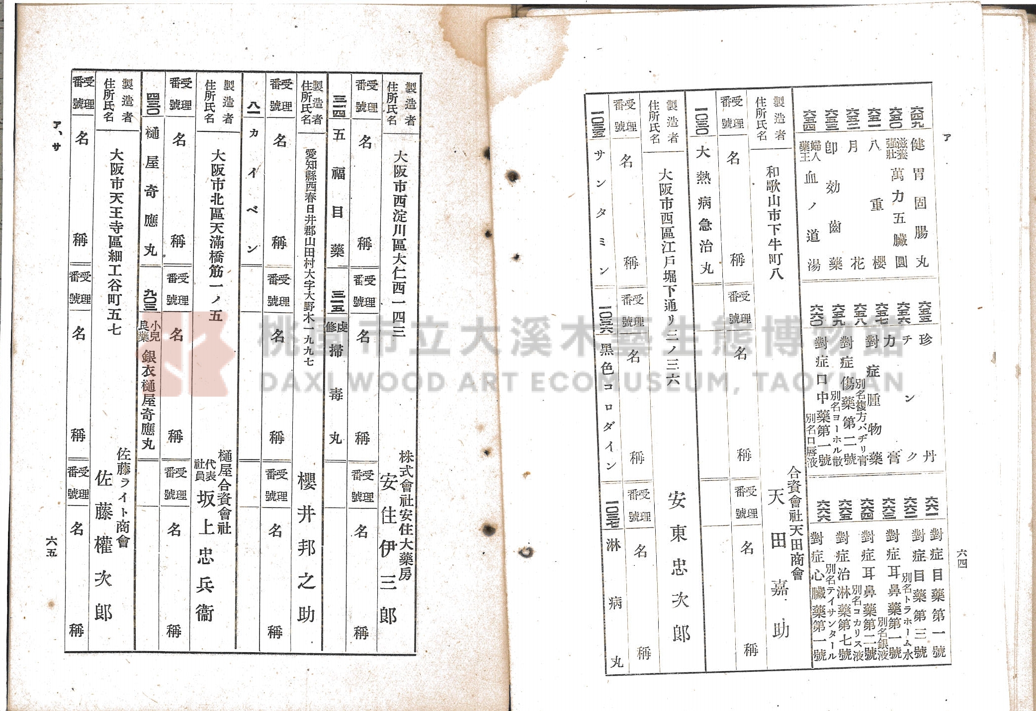 臺北市藥業組合《移入製造賣藥、賣藥類似品目錄》主題的圖片縮圖第42張