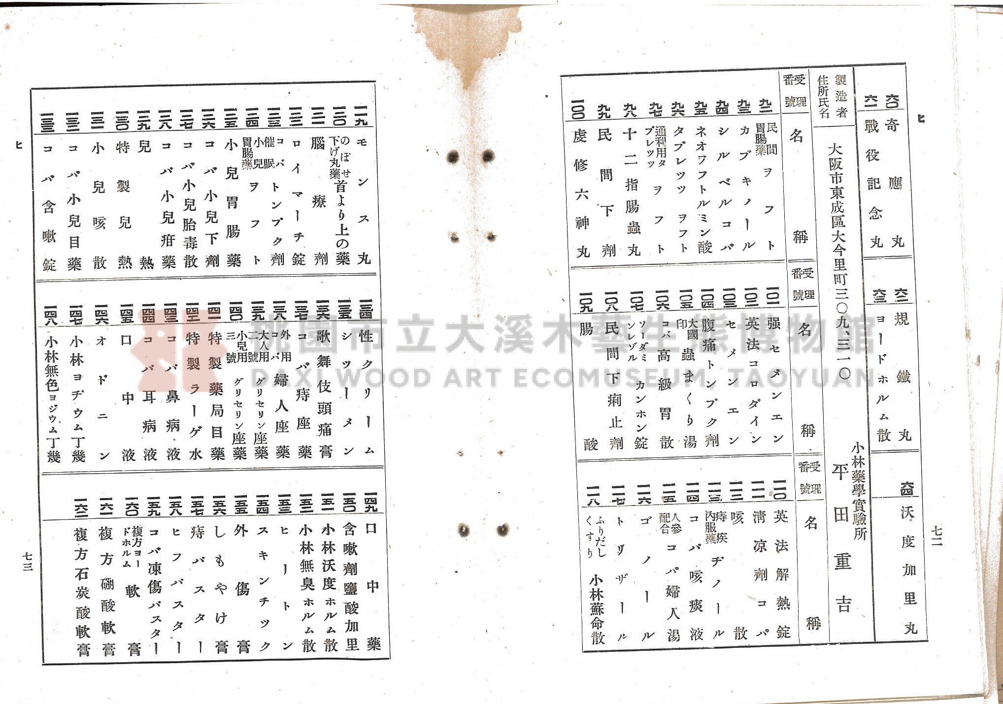 臺北市藥業組合《移入製造賣藥、賣藥類似品目錄》主題的圖片縮圖第46張