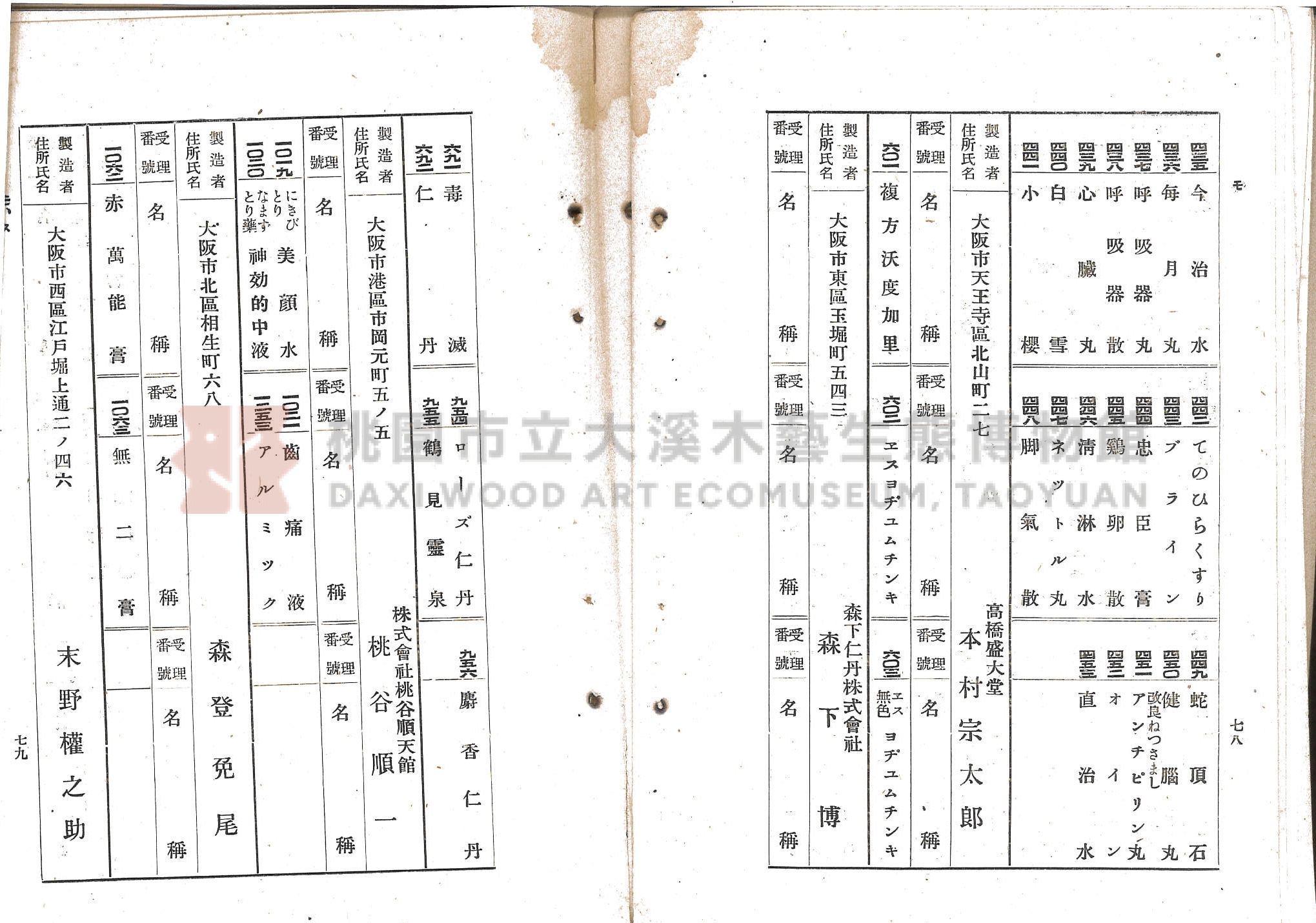 臺北市藥業組合《移入製造賣藥、賣藥類似品目錄》主題的圖片縮圖第49張