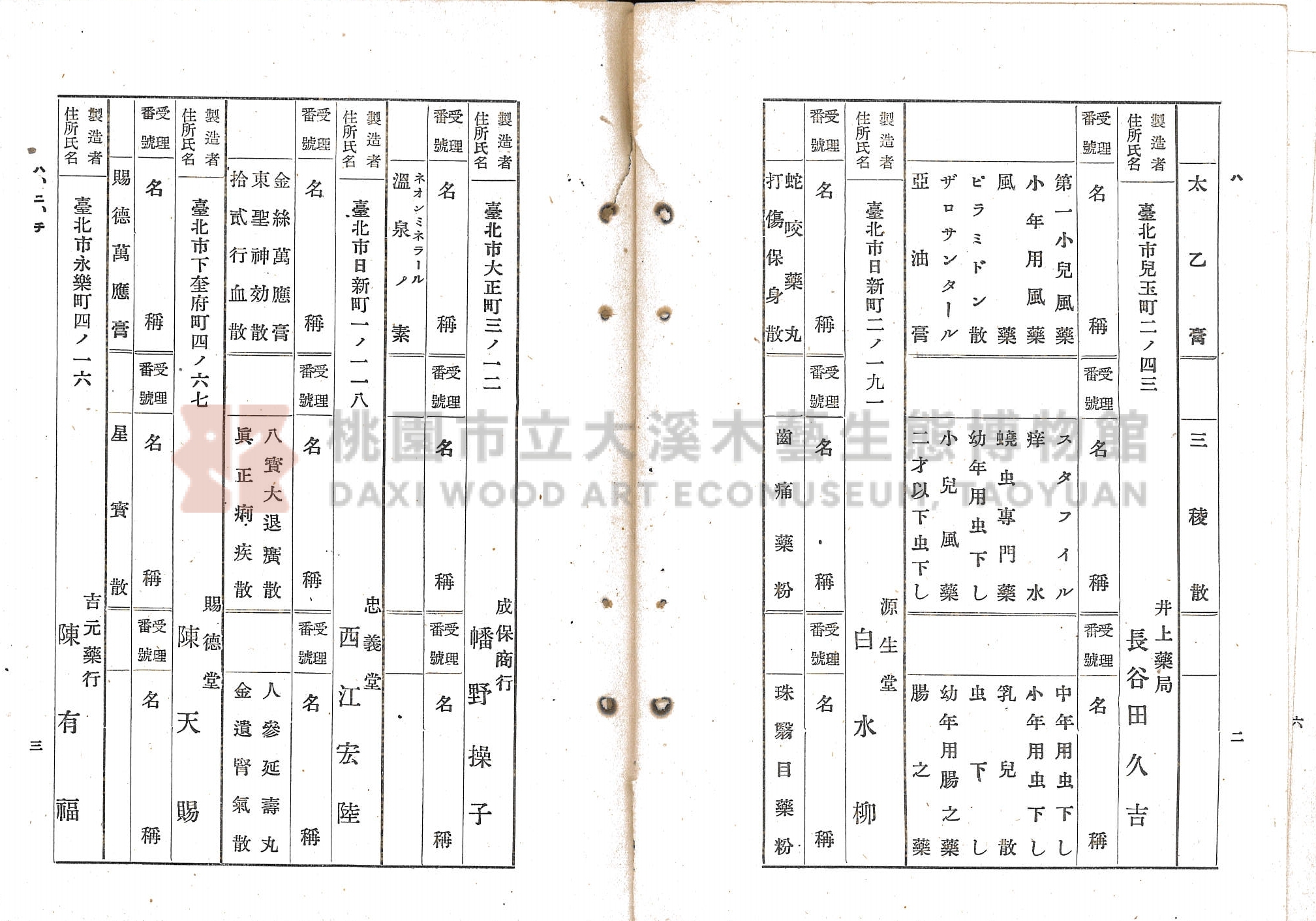 臺北市藥業組合《移入製造賣藥、賣藥類似品目錄》主題的圖片縮圖第64張