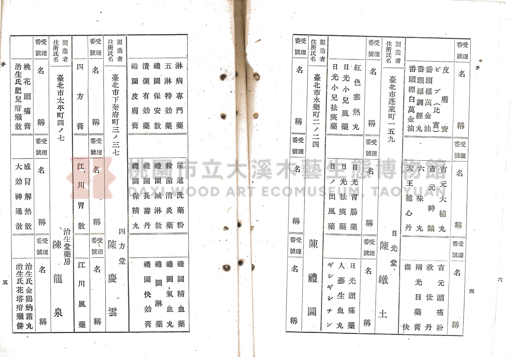 臺北市藥業組合《移入製造賣藥、賣藥類似品目錄》主題的圖片縮圖第65張