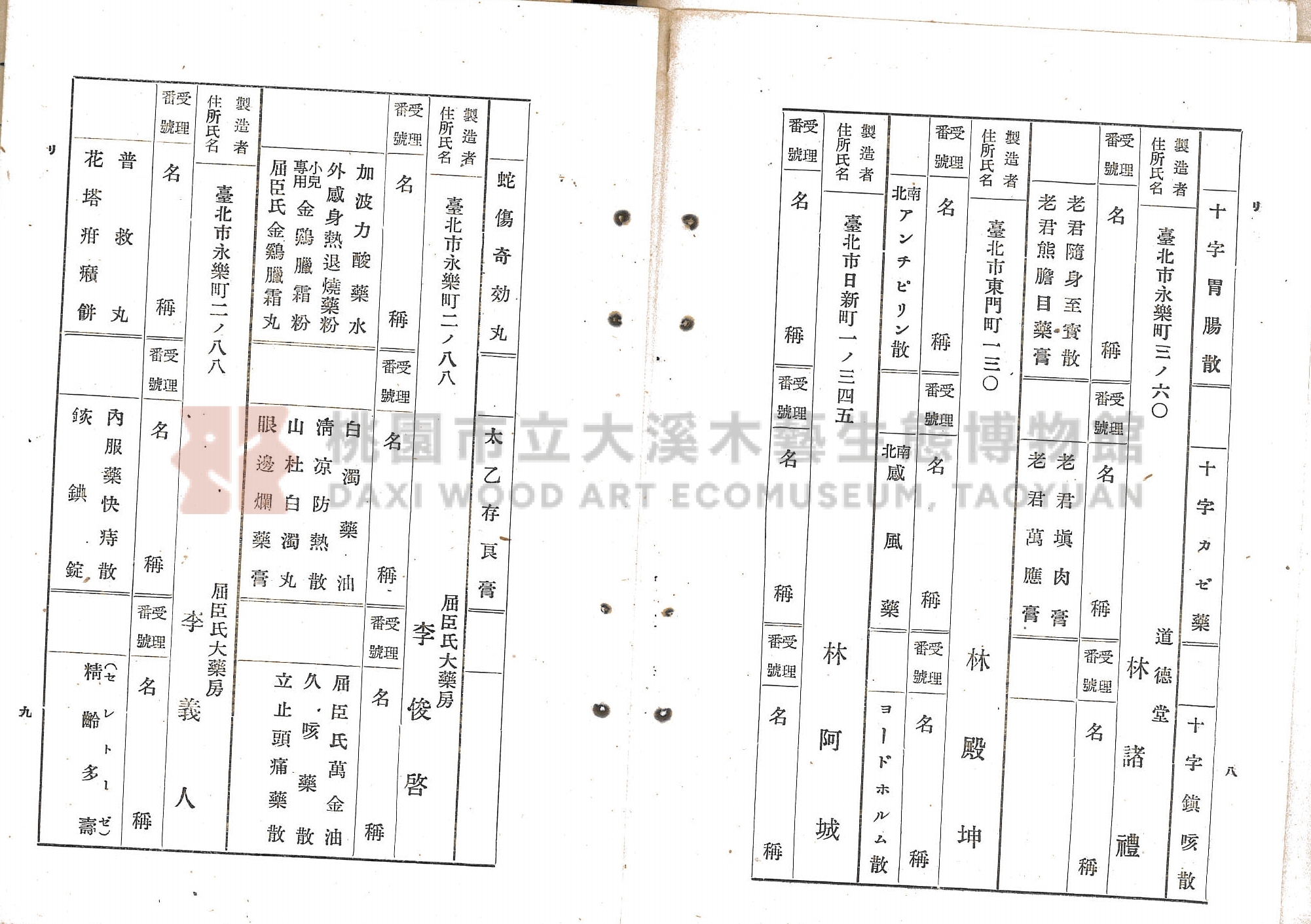臺北市藥業組合《移入製造賣藥、賣藥類似品目錄》主題的圖片縮圖第67張
