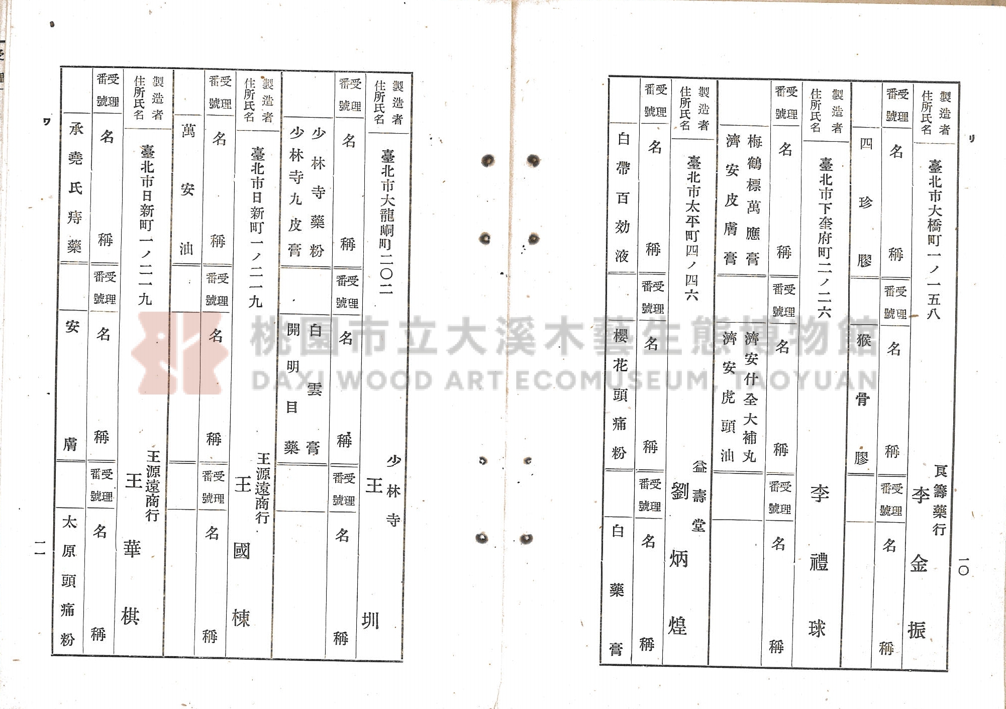 臺北市藥業組合《移入製造賣藥、賣藥類似品目錄》主題的圖片縮圖第68張