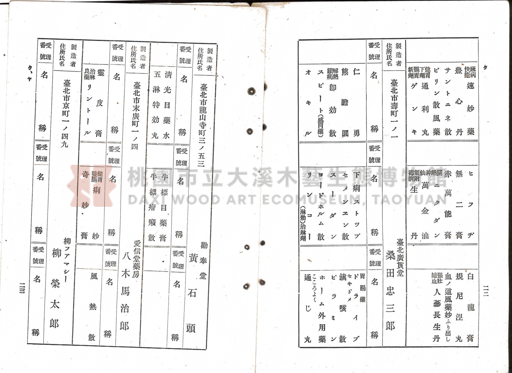 臺北市藥業組合《移入製造賣藥、賣藥類似品目錄》主題的圖片縮圖第75張