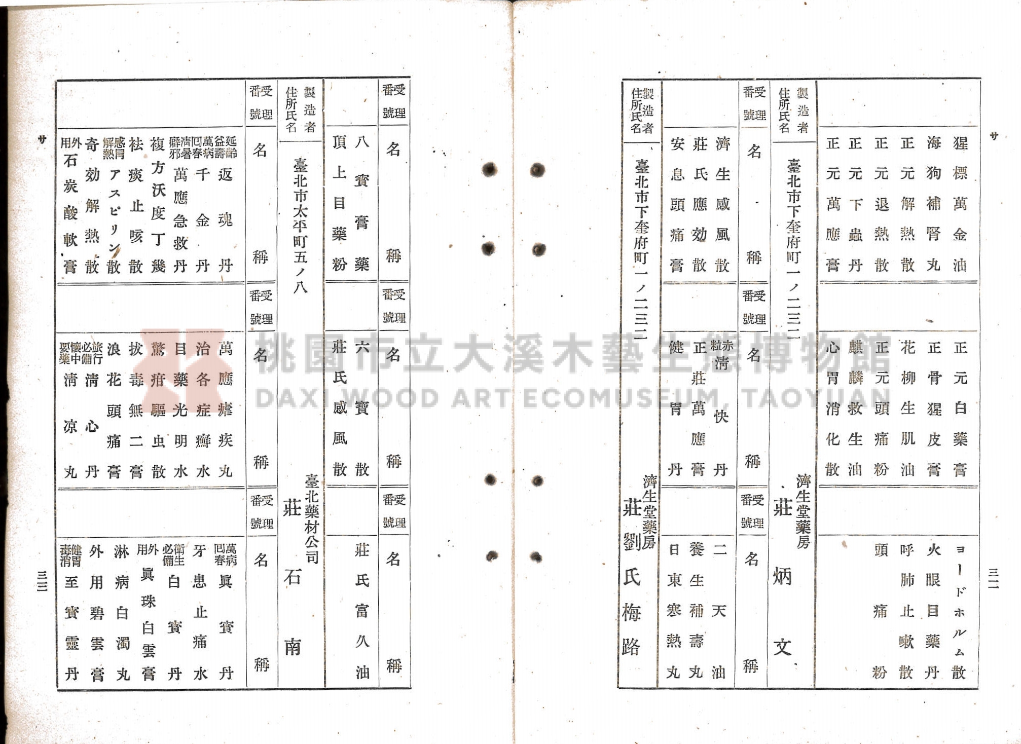 臺北市藥業組合《移入製造賣藥、賣藥類似品目錄》主題的圖片縮圖第80張