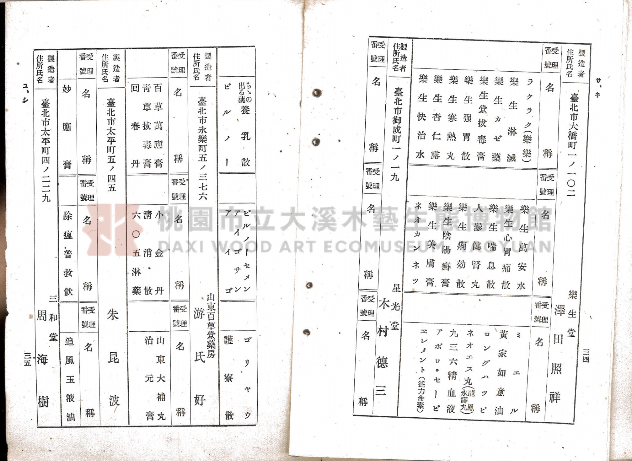 臺北市藥業組合《移入製造賣藥、賣藥類似品目錄》主題的圖片縮圖第81張